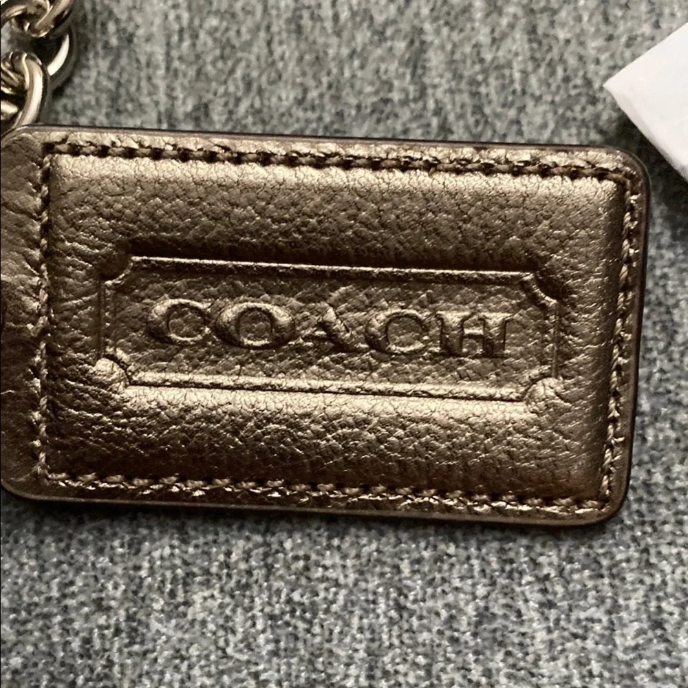 Coach Chelsea Metallic Chain Strap Shoulder Bag/ COA